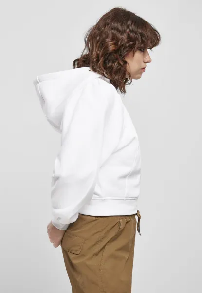 Women's Bio Gathering Batwing Hoody White