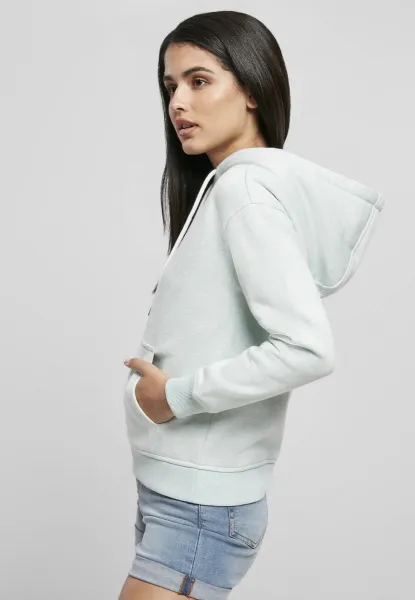 Women's color Melange Hoody aqua melange
