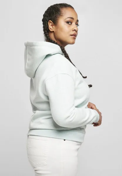 Women's color Melange Hoody aqua melange