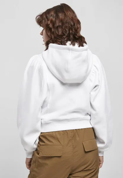 Women's Bio Gathering Batwing Hoody White