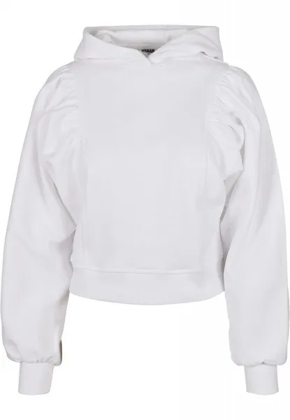 Women's Bio Gathering Batwing Hoody White