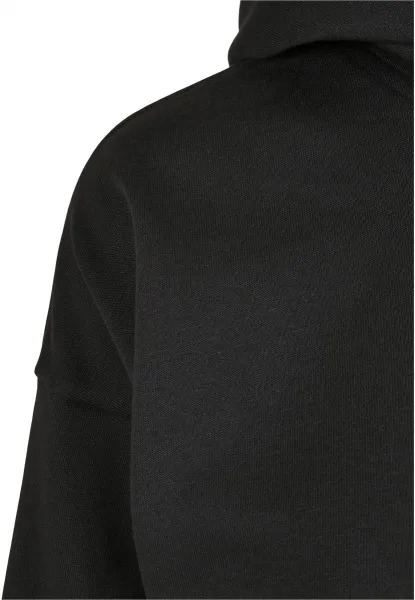 Women's Oversized Cropped Hoody Black