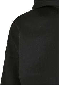 Women's Oversized Cropped Hoody Black