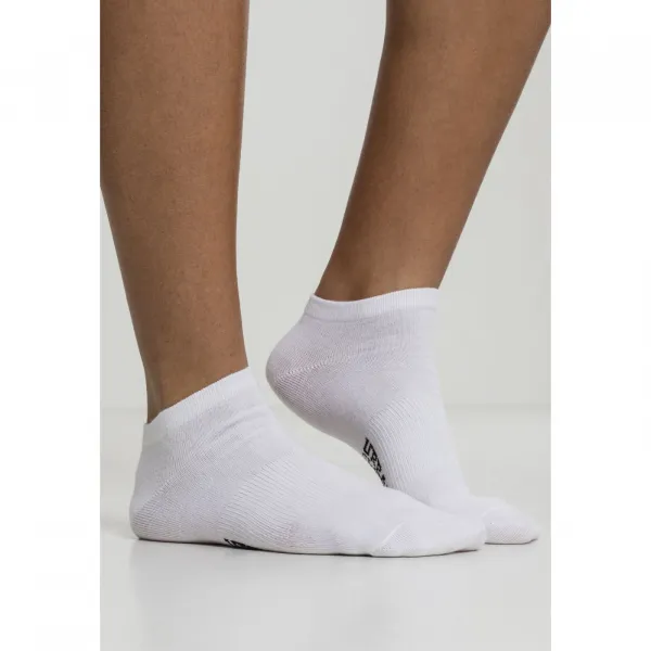 Logo No Show Socks 5-pack white