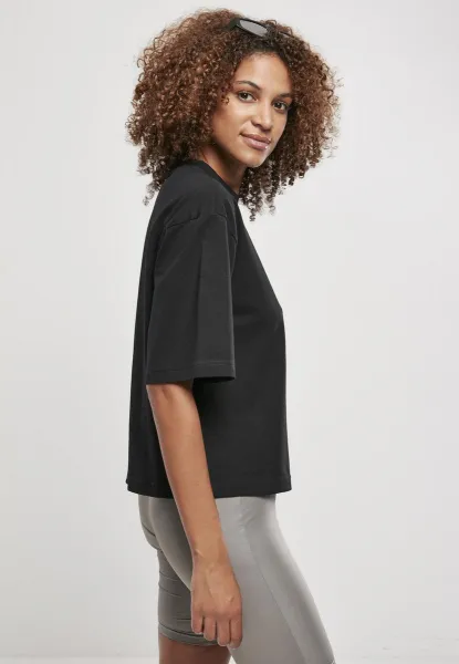 Women's Organic Oversized T-Shirt in Black
