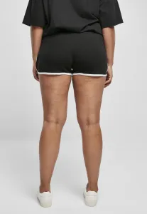 Women's Organic Interlock Retro Hotpants Black/White
