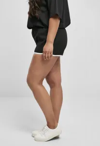 Women's Organic Interlock Retro Hotpants Black/White