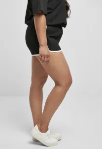 Women's Organic Interlock Retro Hotpants Black/White