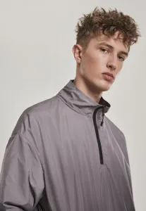 Gradient Pull Over Jacket Black/Grey