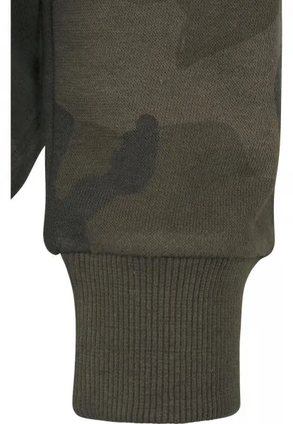 Women's Oversized Camo Hooded Olive Camo