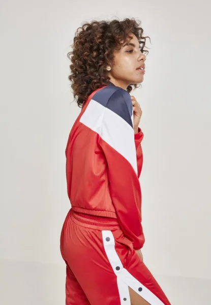 Women's 3-Tone Track Jacket firered/navy/white