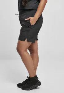 Women's Crinkle Nylon Shorts in Black