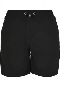 Women's Crinkle Nylon Shorts in Black