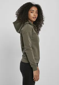 Women's Organic Olive Hooded Jacket
