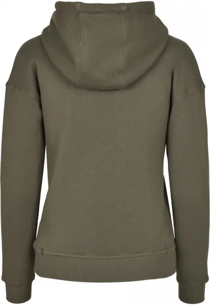 Women's Organic Olive Hooded Jacket