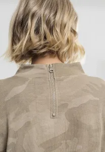 Women's Camo Crew turtleneck with sand mask