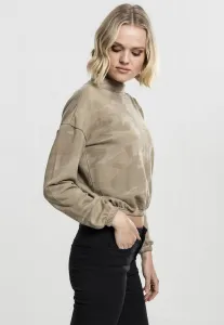 Women's Camo Crew turtleneck with sand mask