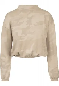 Women's Camo Crew turtleneck with sand mask