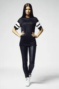 Women's striped t-shirt blk/wht