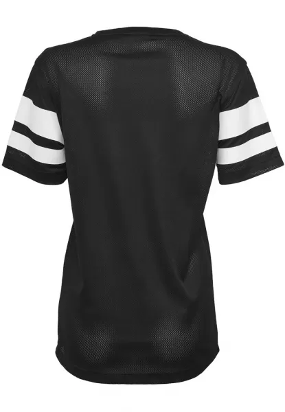 Women's striped t-shirt blk/wht