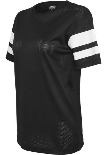 Women's striped t-shirt blk/wht