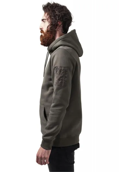 Sweat Bomber Hoody Olive