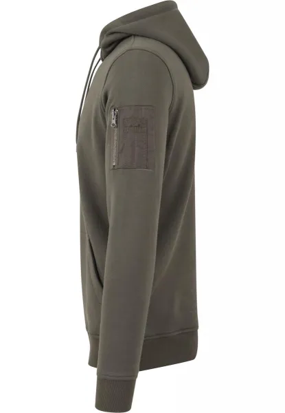 Sweat Bomber Hoody Olive