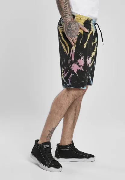 Dye Sweat Shorts Black Tie