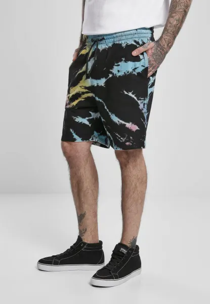 Dye Sweat Shorts Black Tie