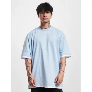 Men's T-shirt DEF Visible Layer - light blue/white