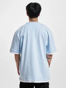 Men's T-shirt DEF Visible Layer - light blue/white