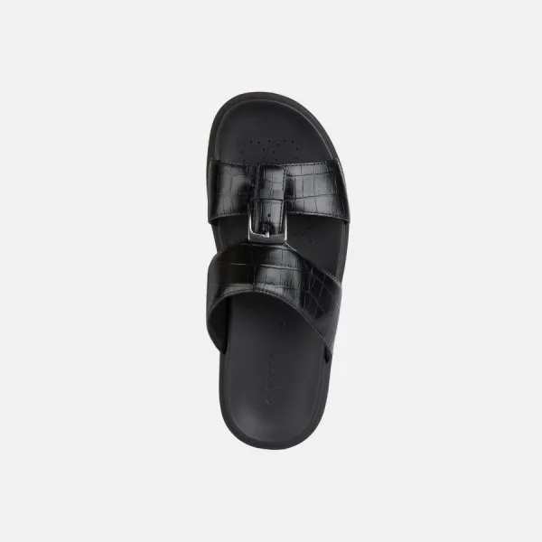 Black men's slippers Geox Spherica Ec6 - Men's