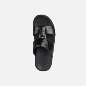 Black men's slippers Geox Spherica Ec6 - Men's