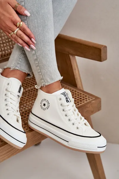 BIG STAR SHOES Zateplené Dámske Tenisky Na Platforme Eko Koža Big Star