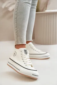 BIG STAR SHOES Zateplené Dámske Tenisky Na Platforme Eko Koža Big Star