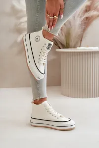 BIG STAR SHOES Zateplené Dámske Tenisky Na Platforme Eko Koža Big Star