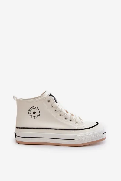 BIG STAR SHOES Zateplené Dámske Tenisky Na Platforme Eko Koža Big Star