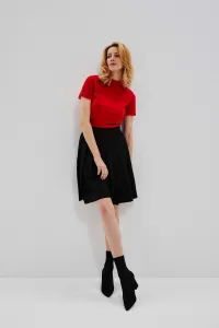 Marisse Blouse With Ruffles At The Neckline And Sleeves Z-Ts-3653 D.Red