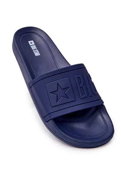 BIG STAR SHOES Pánska veľká hviezda Gumová námornícka modrá
