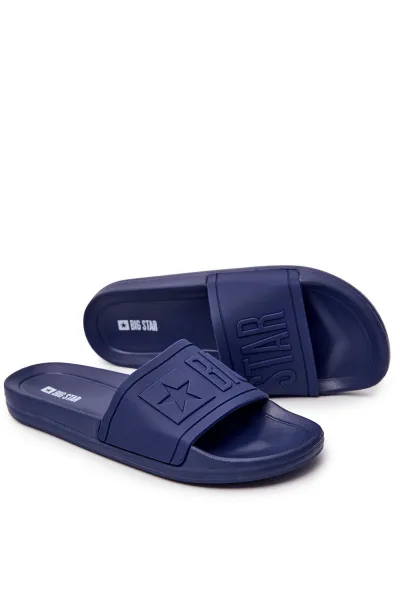 BIG STAR SHOES Pánska veľká hviezda Gumová námornícka modrá