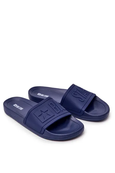 BIG STAR SHOES Pánska veľká hviezda Gumová námornícka modrá