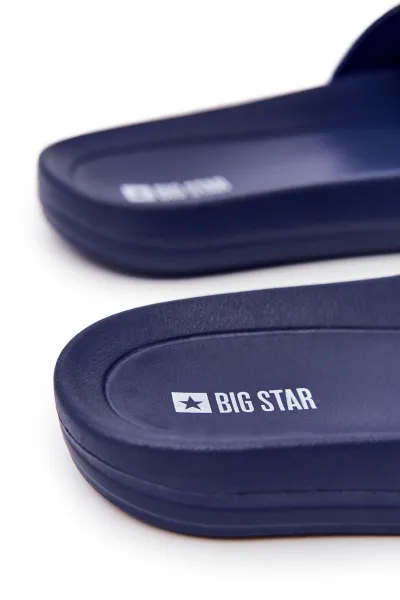 BIG STAR SHOES Pánska veľká hviezda Gumová námornícka modrá