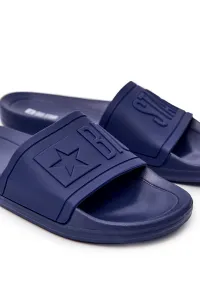 BIG STAR SHOES Pánska veľká hviezda Gumová námornícka modrá