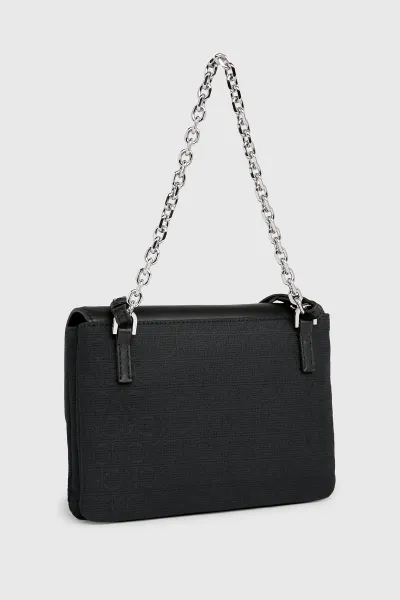 Calvin Klein Handbag Women / Girl Black Jacquard Mono