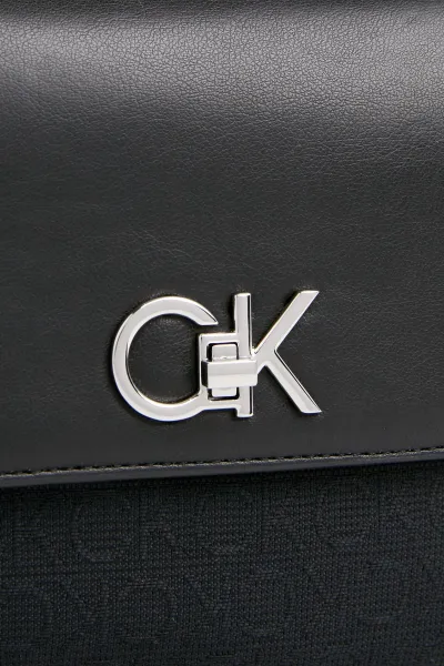 Calvin Klein Handbag Women / Girl Black Jacquard Mono