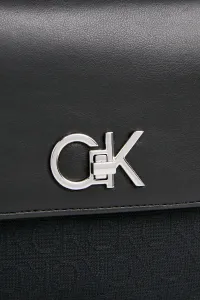 Calvin Klein Handbag Women / Girl Black Jacquard Mono