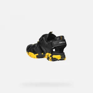 Geox Borealis Black Boys' Sandals - Boys