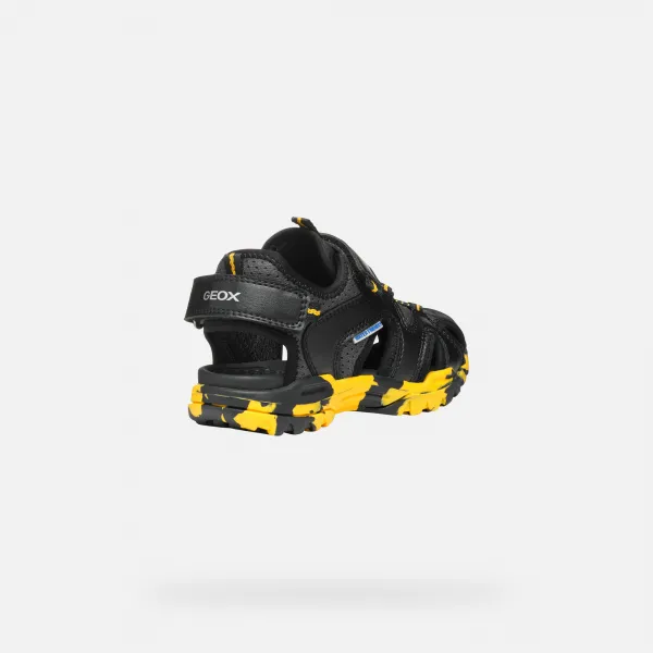 Geox Borealis Black Boys' Sandals - Boys