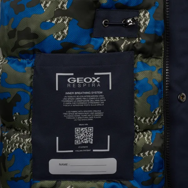 Dark Blue Boys' Geox Norwolk Jacket - Boys