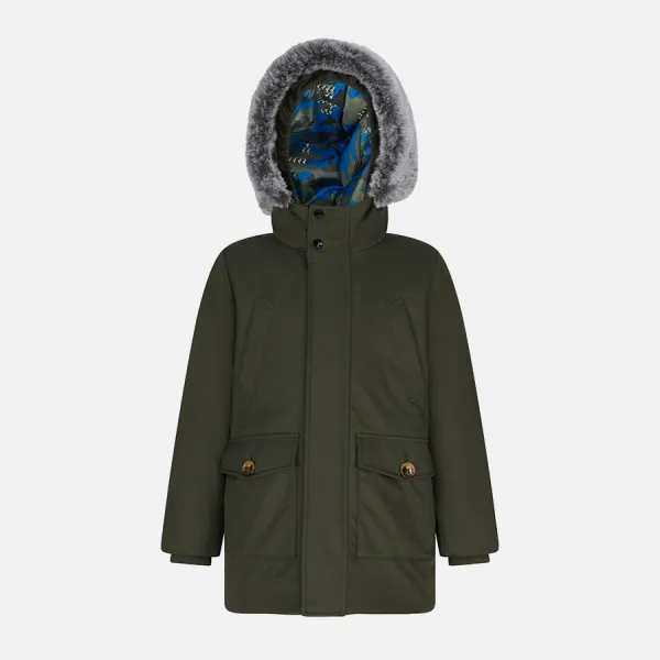 Khaki boys' jacket Geox Norwolk - Boys